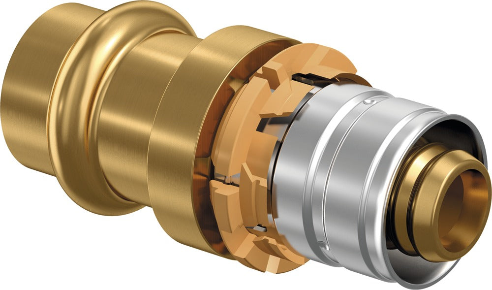Uponor S-Press Overgangskoppeling Viega naar Uponor met perscontour V 16-15CU-S ST-739021