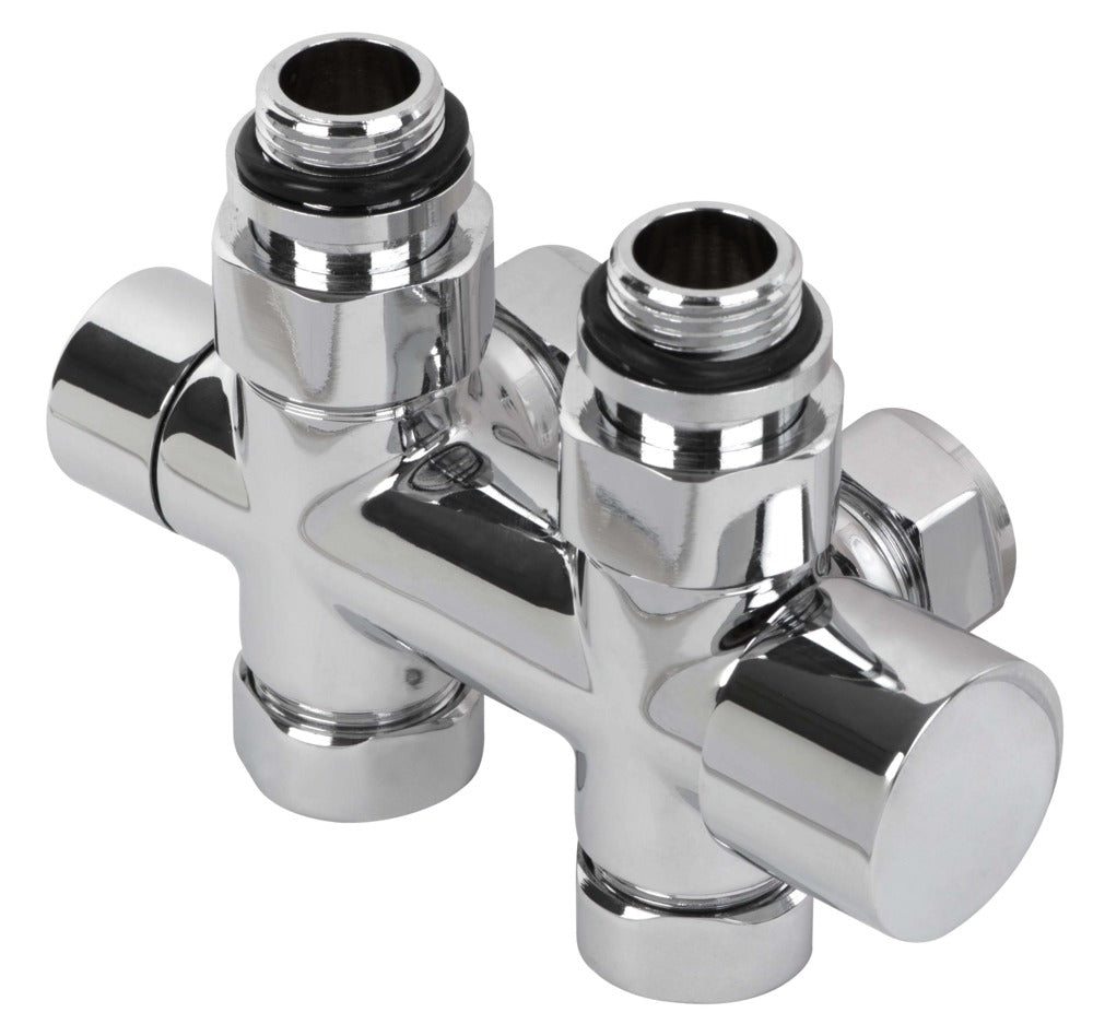 Plieger Onderblok universeel voor designradiator met koppelingen 16mm-739063