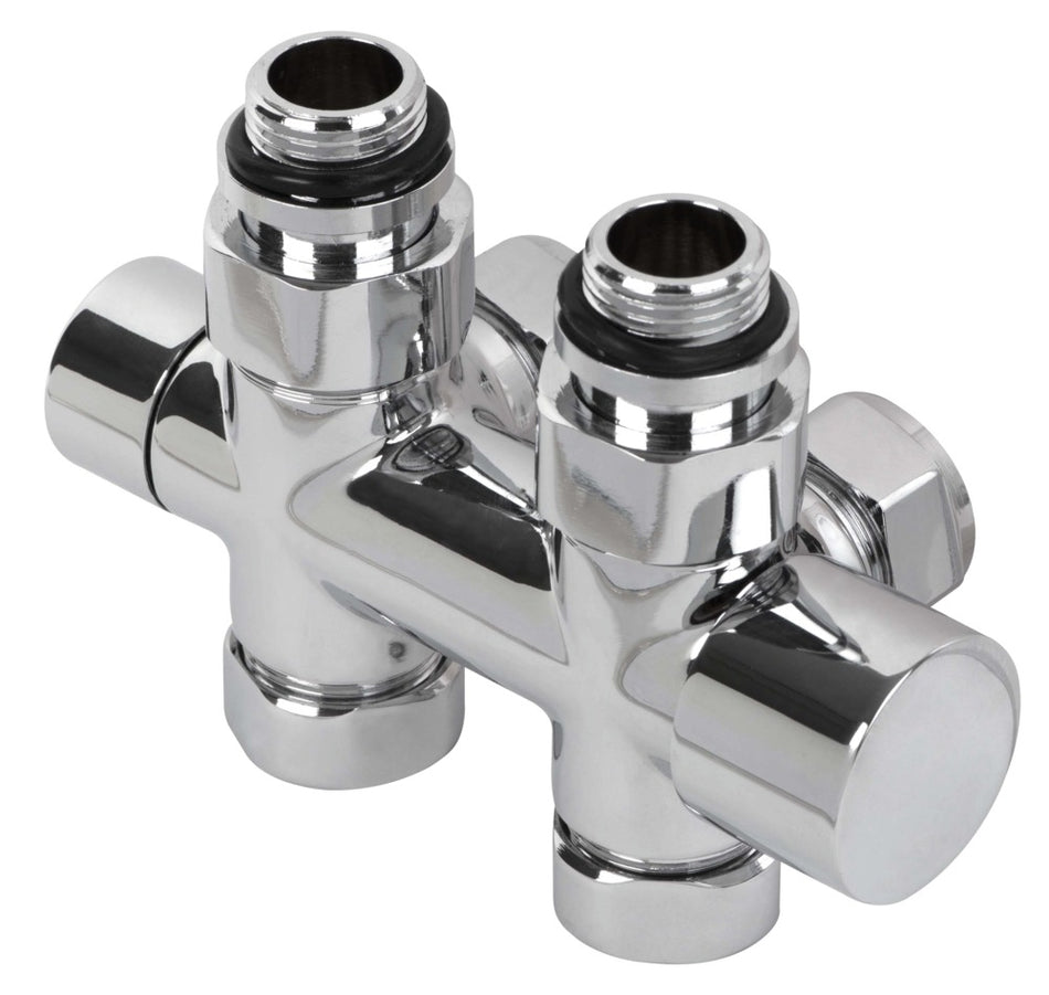 Plieger Onderblok universeel voor designradiator met koppelingen 16mm-739063