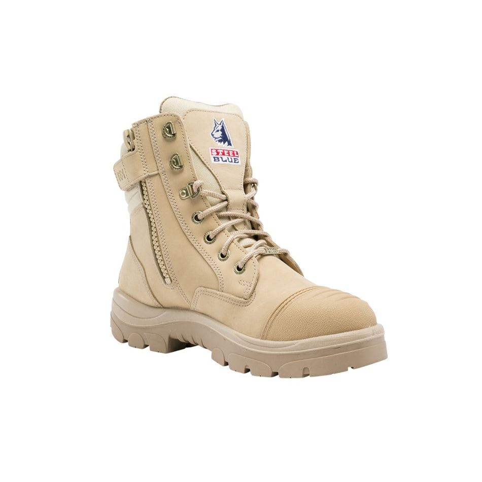 Steel Blue Veiligheidsschoen Southern Cross Zip S3 Beige-740353