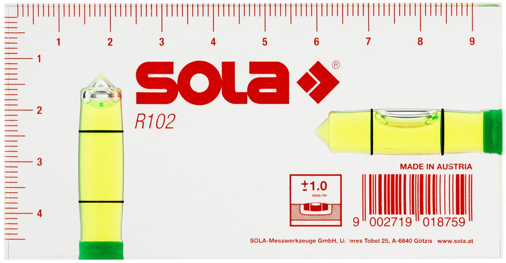 Sola Architectenwaterpas R100 Groen 100x50x115mm-742464