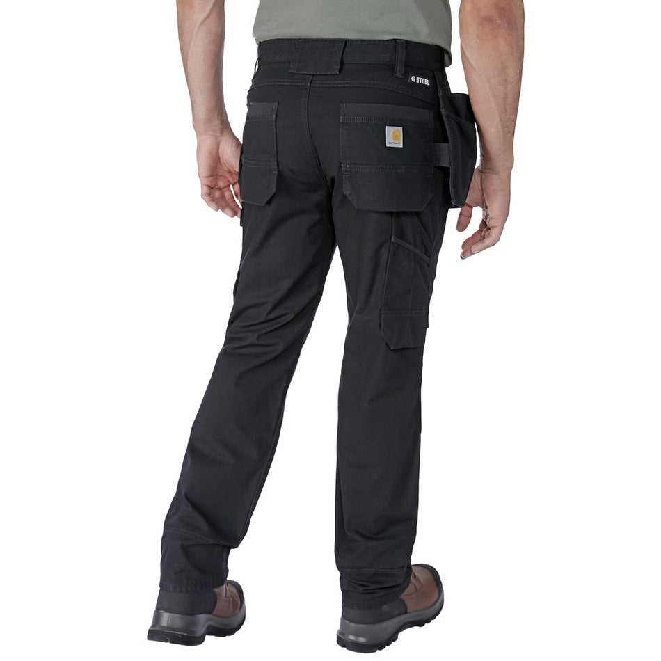 Carhartt Werkbroek Steel Cargo Multipocket Zwart-746113