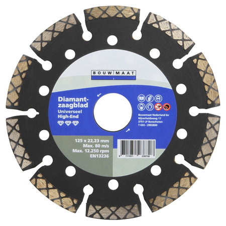 Bouwmaat Universeel High-end Diamantzaag 125mm-746599