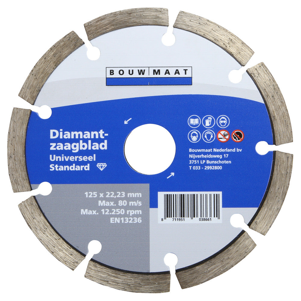 Bouwmaat Universeel Standard Diamantzaagblad 125mm-746609