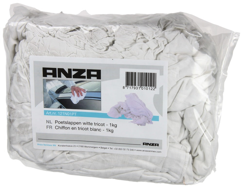 Anza Pro Poetslap Tricot Wit 1kg-746731