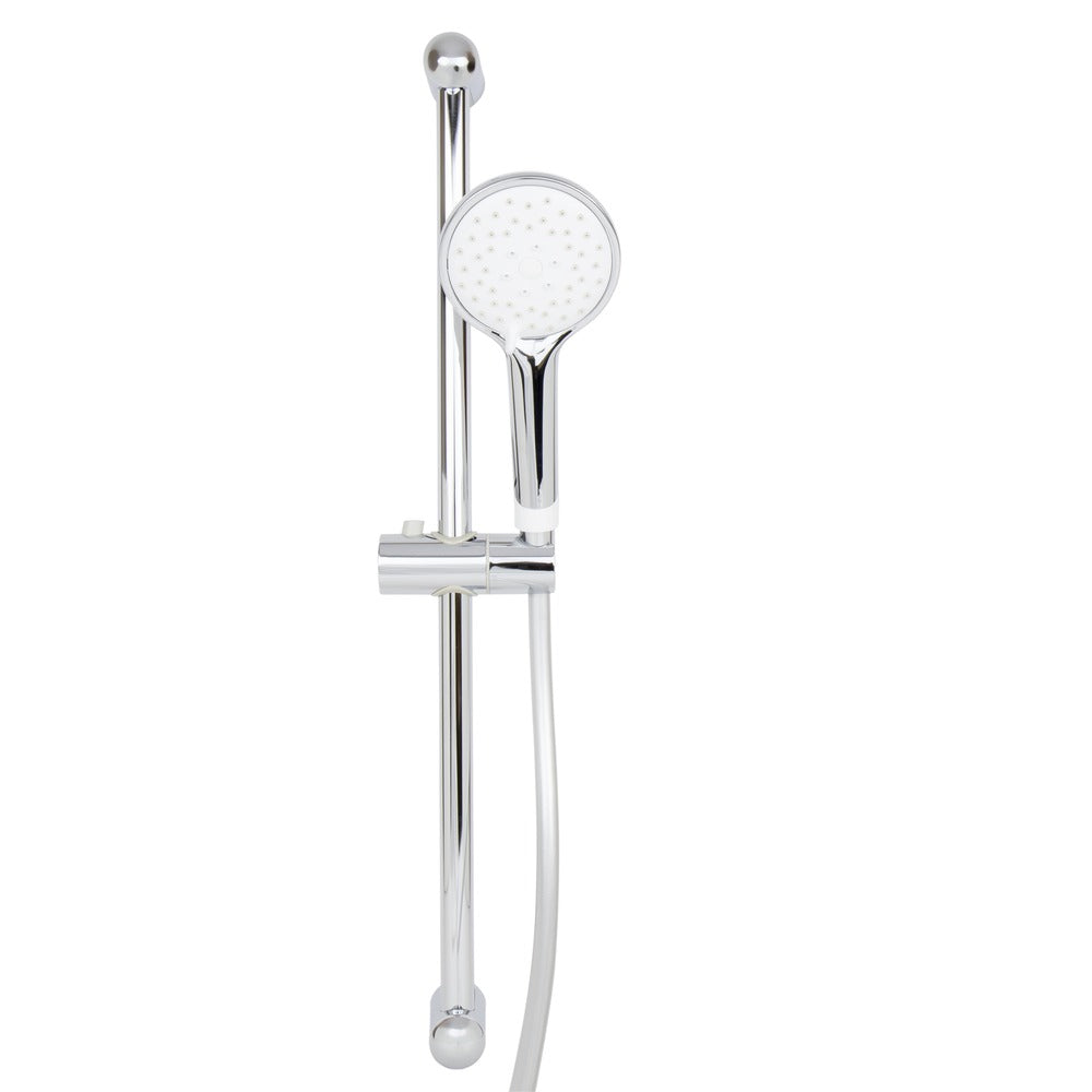 Bouwmaat Doucheset met Glijstang Handdouche en Slang 65cm-749524