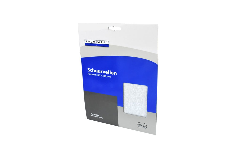 Bouwmaat Schuurvel 230x280mm 3st-751596