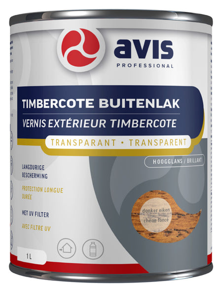 Avis Timbercote Buitenlak Hoogglans Donker-Eiken 1L-751742