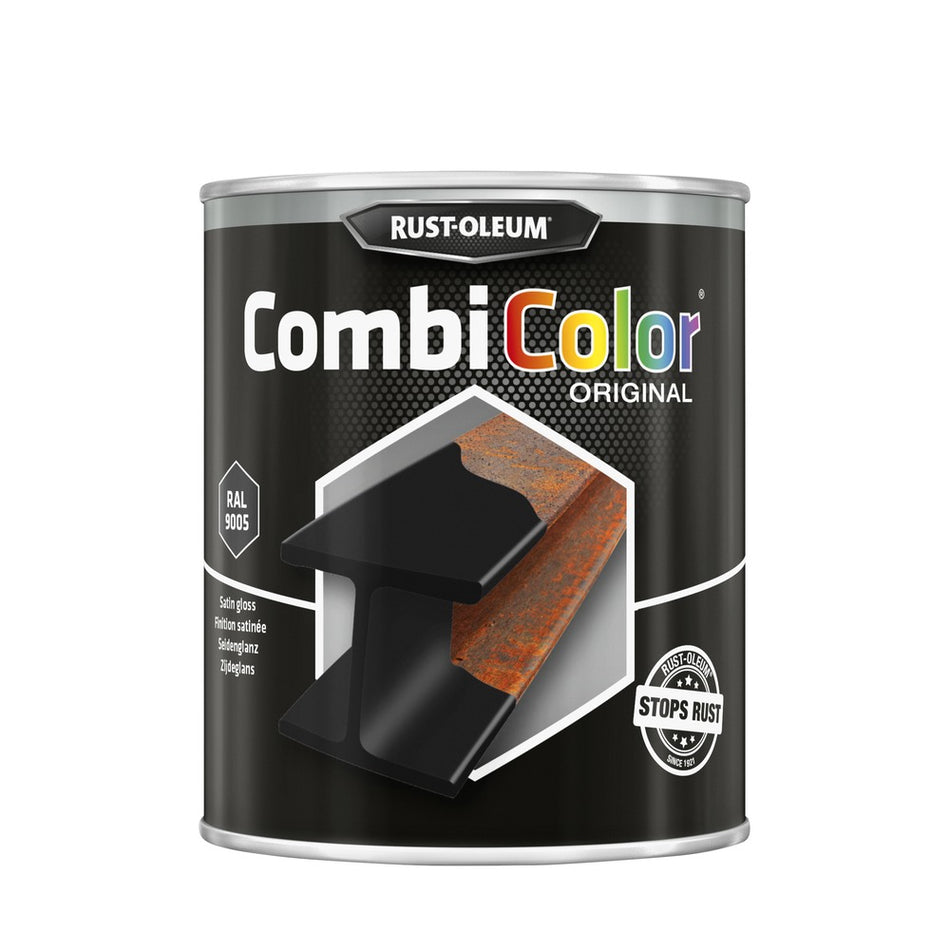 Rust-Oleum CombiColor Original Zijdeglans Lak RAL9005 750ml-751857