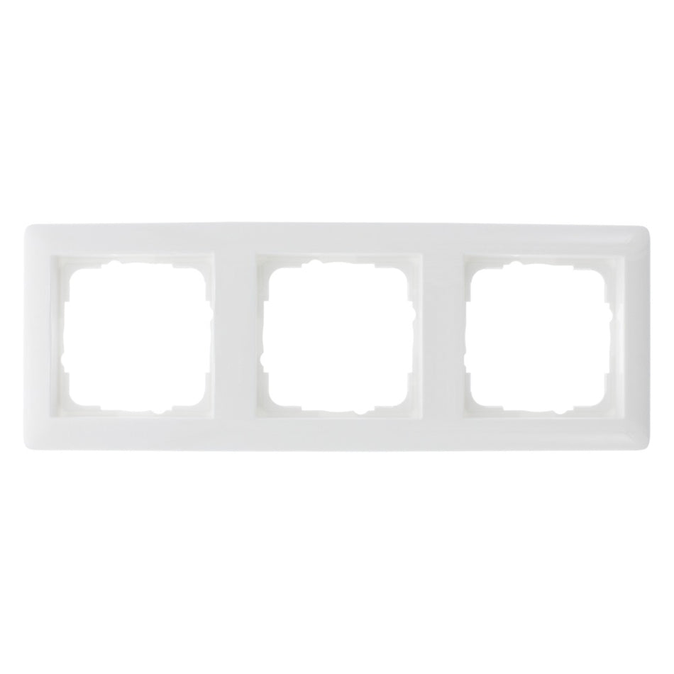 Gira Afdekraam System 55 Inbouw 3-Voudig Polarwit-752344