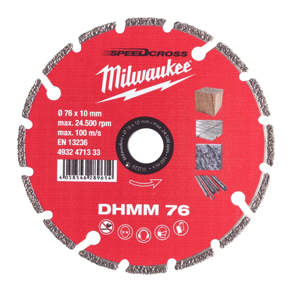Milwaukee Diamant Zaagblad 76mm tbv M12FCOT-753387