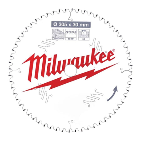 Milwaukee Cirkelzaagblad MS W 60ATB 305x30x3,0mm-755642