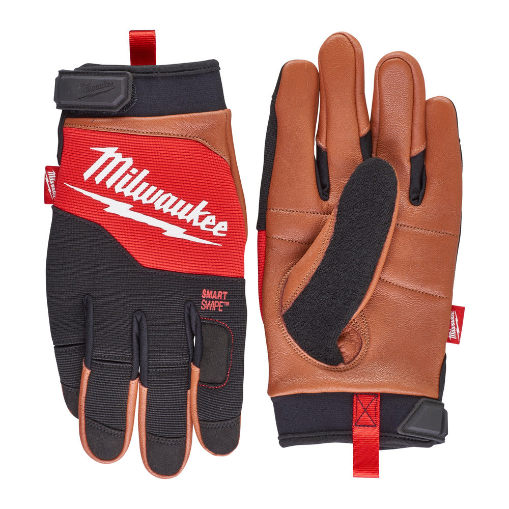 Milwaukee Werkhandschoenen Hybrid Leer Bruin Maat 9/L-756867