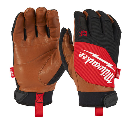 Milwaukee Werkhandschoenen Hybrid Leer Bruin Maat 9/L-756867