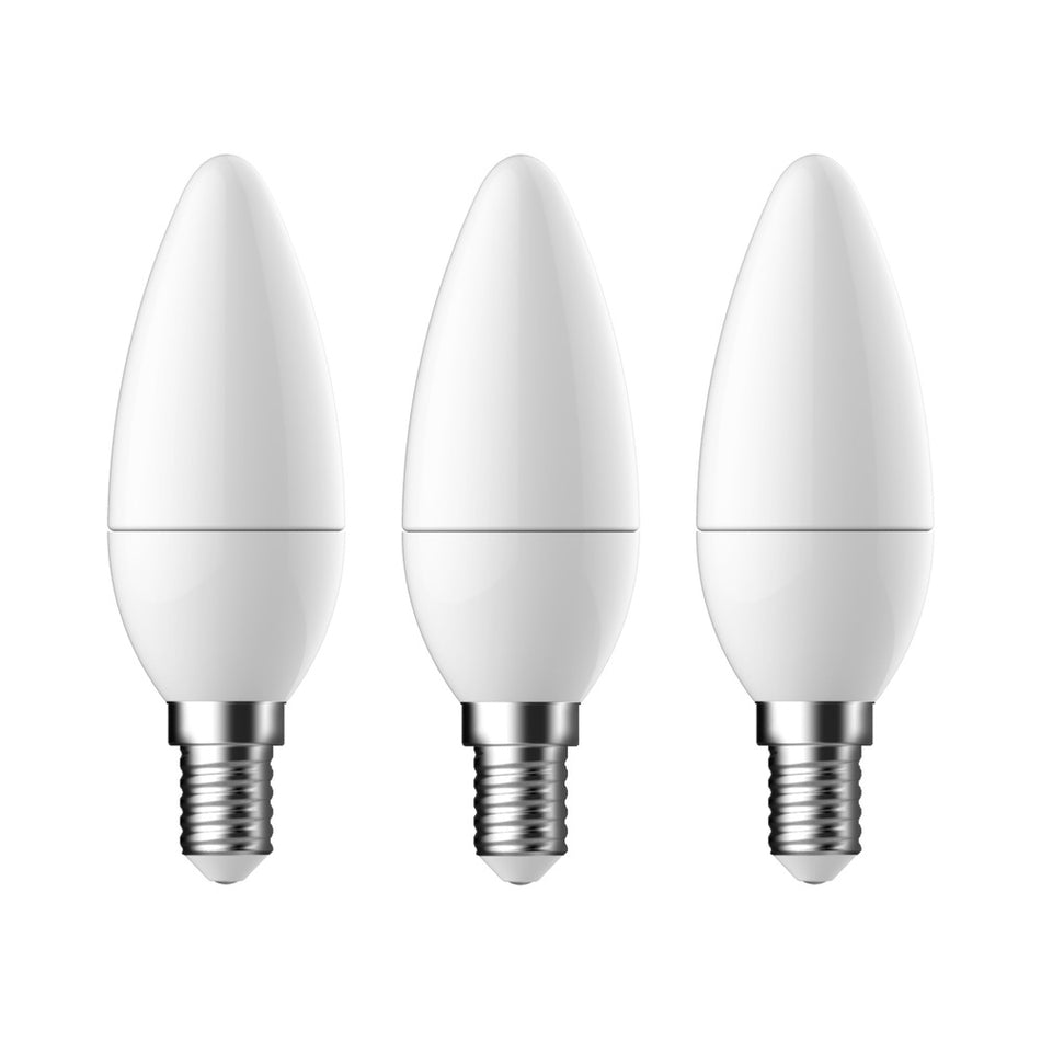 Energetic LED Lamp Kaars 25W E14 Warmwit Mat 3st-757402