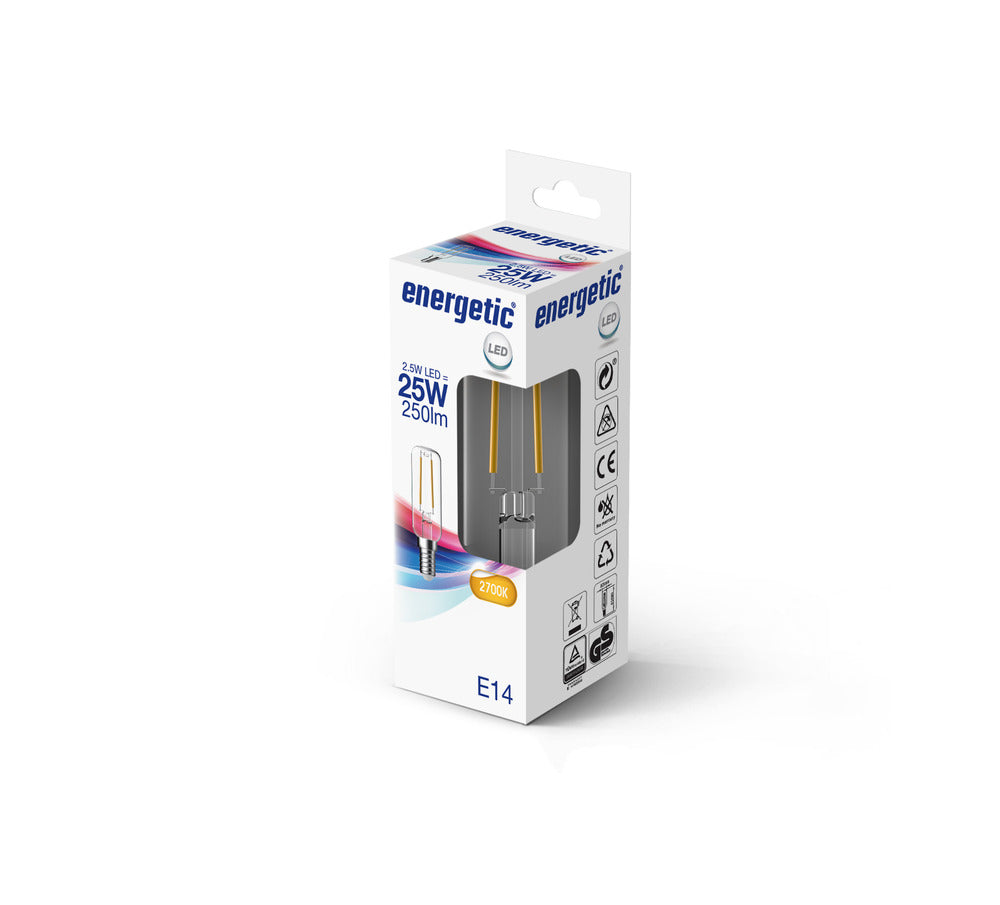 Energetic LED Lamp Buis 25W E14 Warmwit Helder-757426
