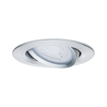 Paulmann Inbouwspot Nova Geborsteld Aluminium Rond 6,5W Kantelbaar-757870