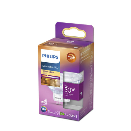 Philips LED Spot 50W GU5.3 Warmwit Dimbaar-758001