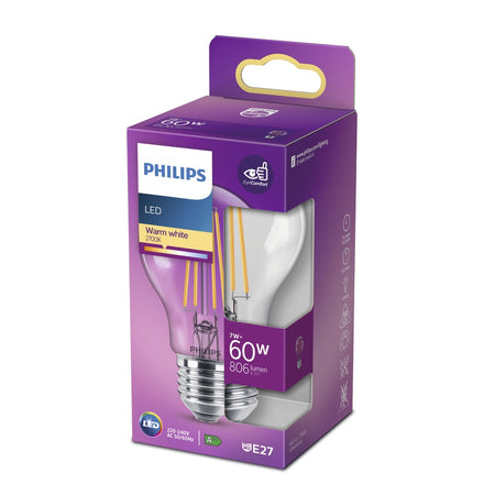 Philips LED Lamp Peer 60W E27 Warmwit Helder-758019