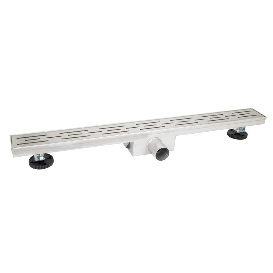 Bouwmaat Douchegoot RVS zonder Flens 7x7x70cm-758400