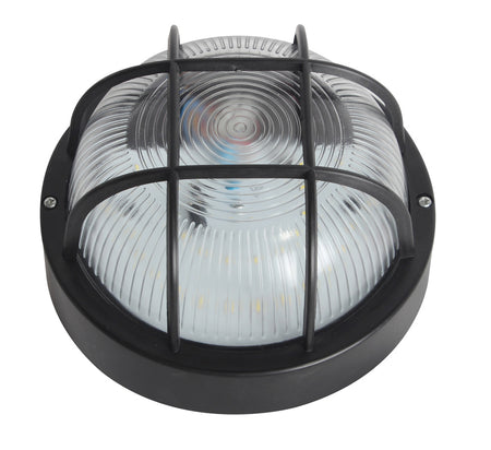 RELED Plafondlamp Zwart Rond 9W IP54-758459