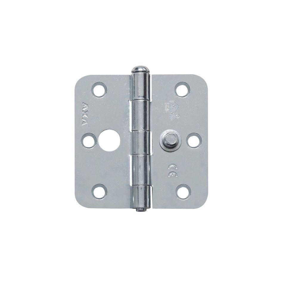 AXA Veiligheidsscharnier Ongelagerd Ronde Hoek Staal Topcoat 76x76mm SKG2-758943