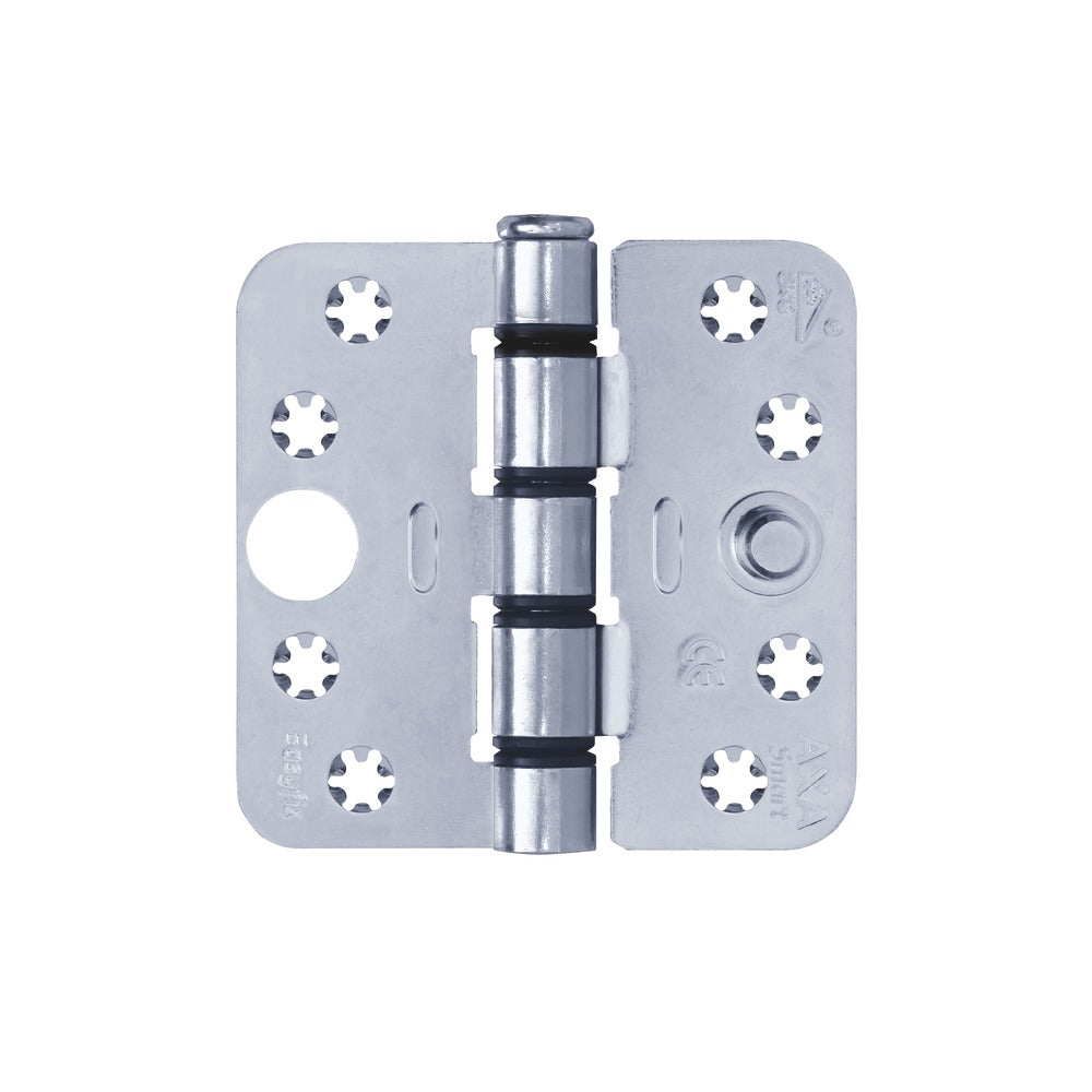 AXA Veiligheidsscharnier Smart Easyfix Ronde Hoek Staal Topcoat 89x89mm SKG3-759007