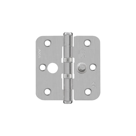 AXA Veiligheidsscharnier Kogellager Ronde Hoek RVS 76x76mm SKG2-759023