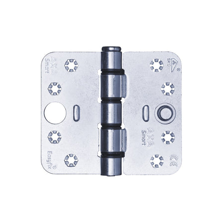 AXA Veiligheidsscharnier Smart Easyfix Ronde Hoek Staal Topcoat 102x89mm SKG3-759028