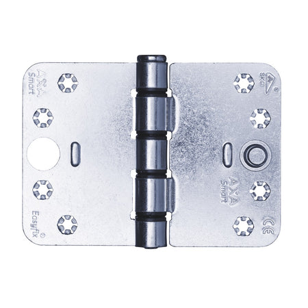 AXA Veiligheidsscharnier Smart Easyfix Ronde Hoek Staal Topcoat 125x89mm SKG3-759029