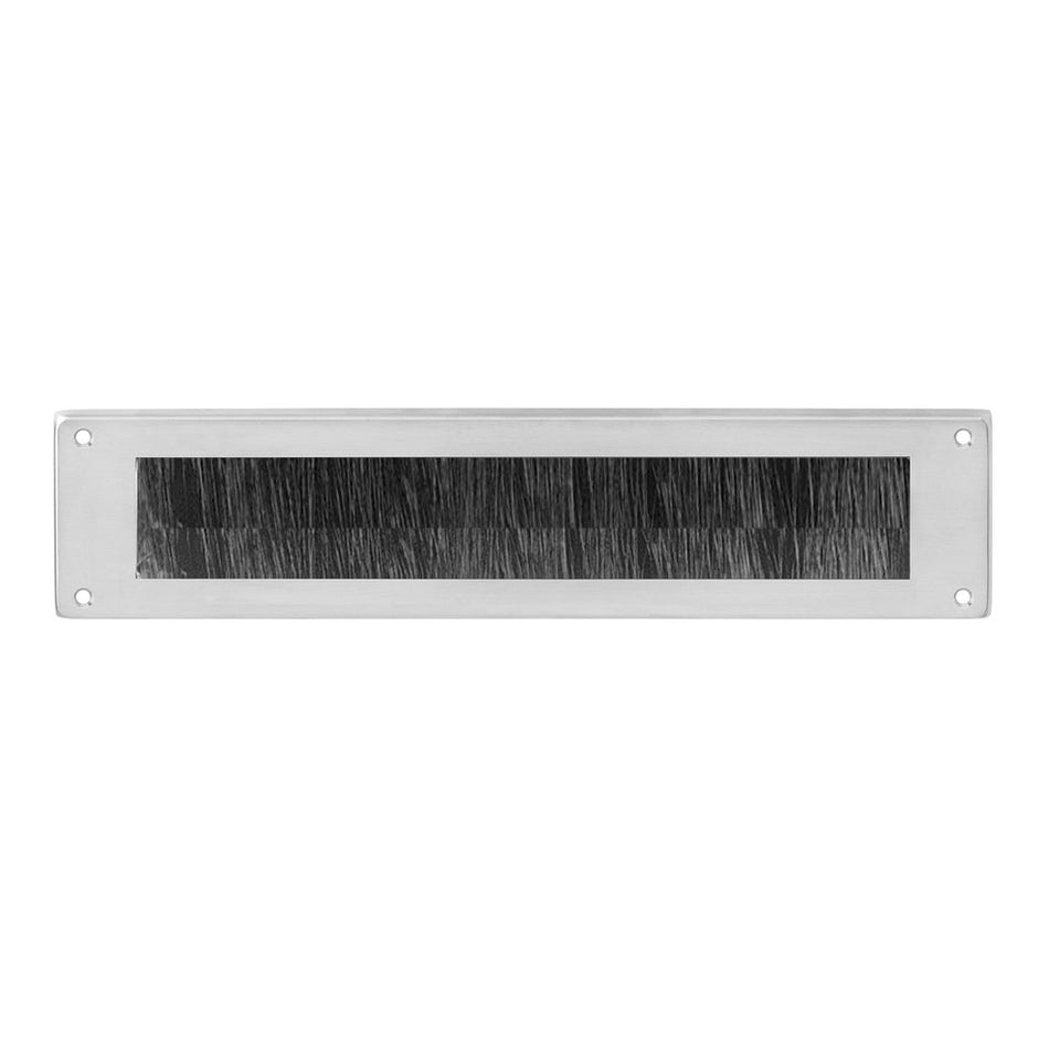 Intersteel Tochtborstel Rechthoekig 340x80mm RVS-759055