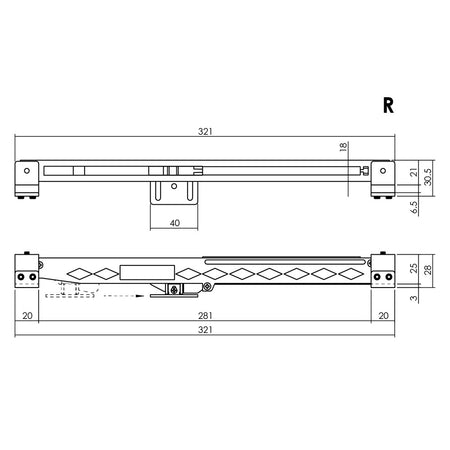 Intersteel softclose tbv schuifdeursysteem zwart-759082