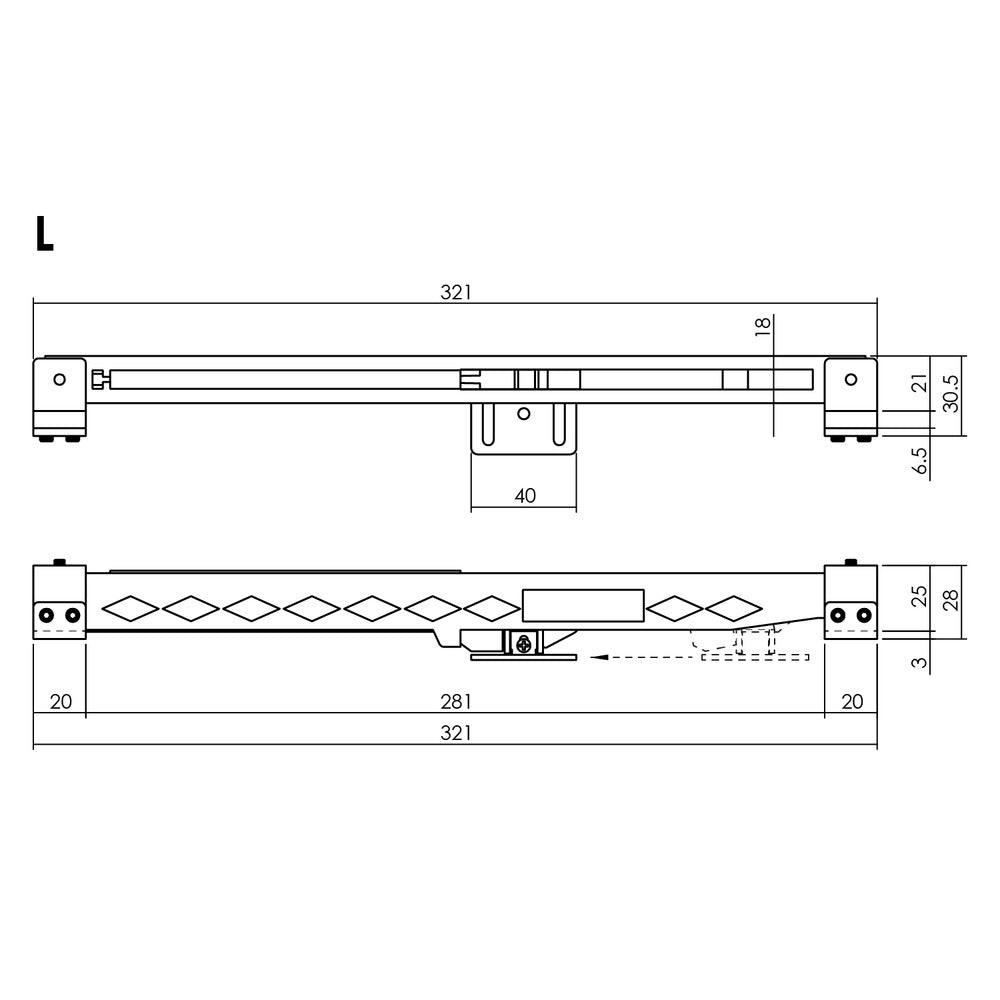Intersteel softclose tbv schuifdeursysteem zwart-759082