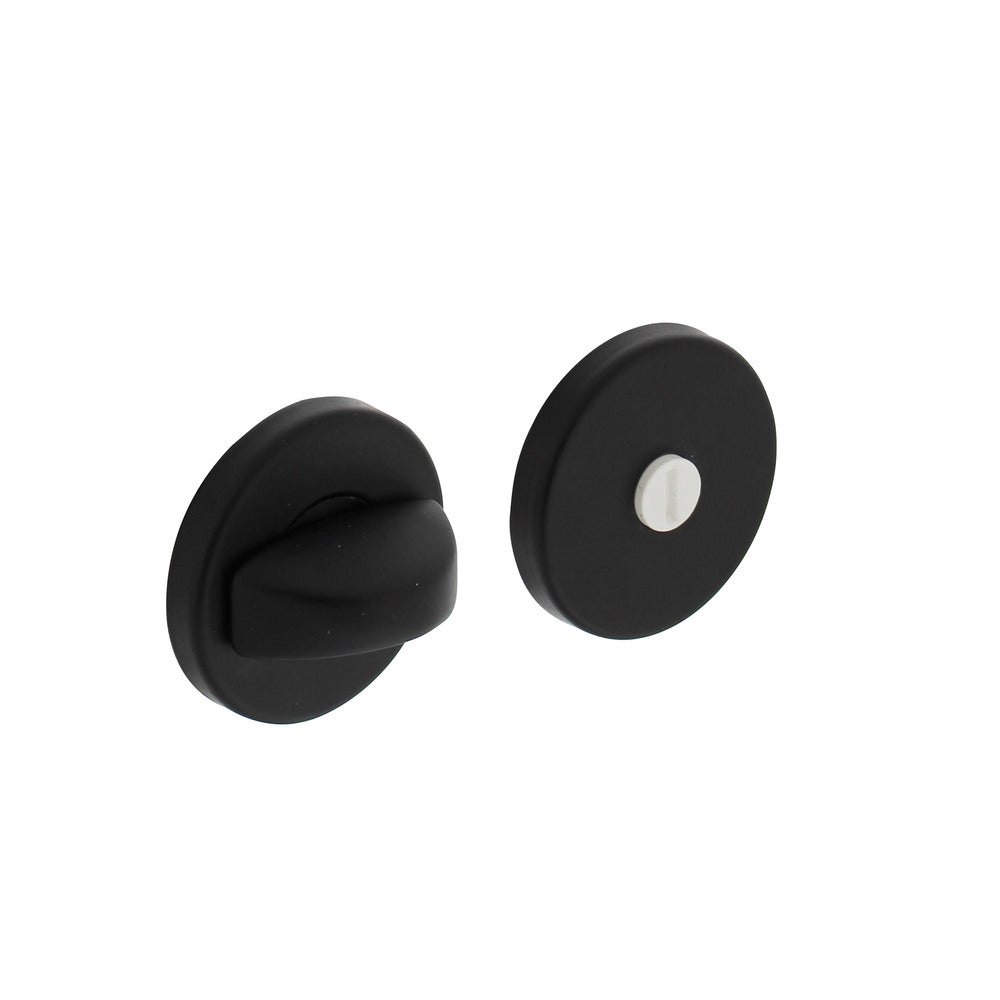 Intersteel WC-sluiting diam. 50x7mm + 7mm Nokken Met 8mm stift alu./Zwart-759094