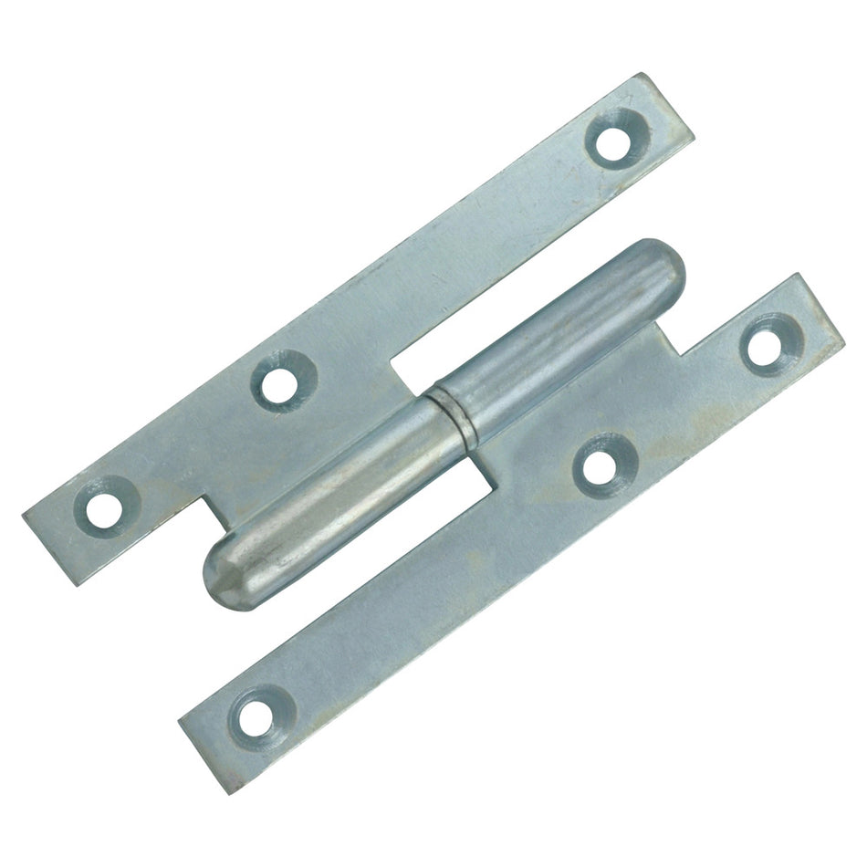 StarX Paumelle DIN Links Hamburger Model Verzinkt 140 x57mm-759153