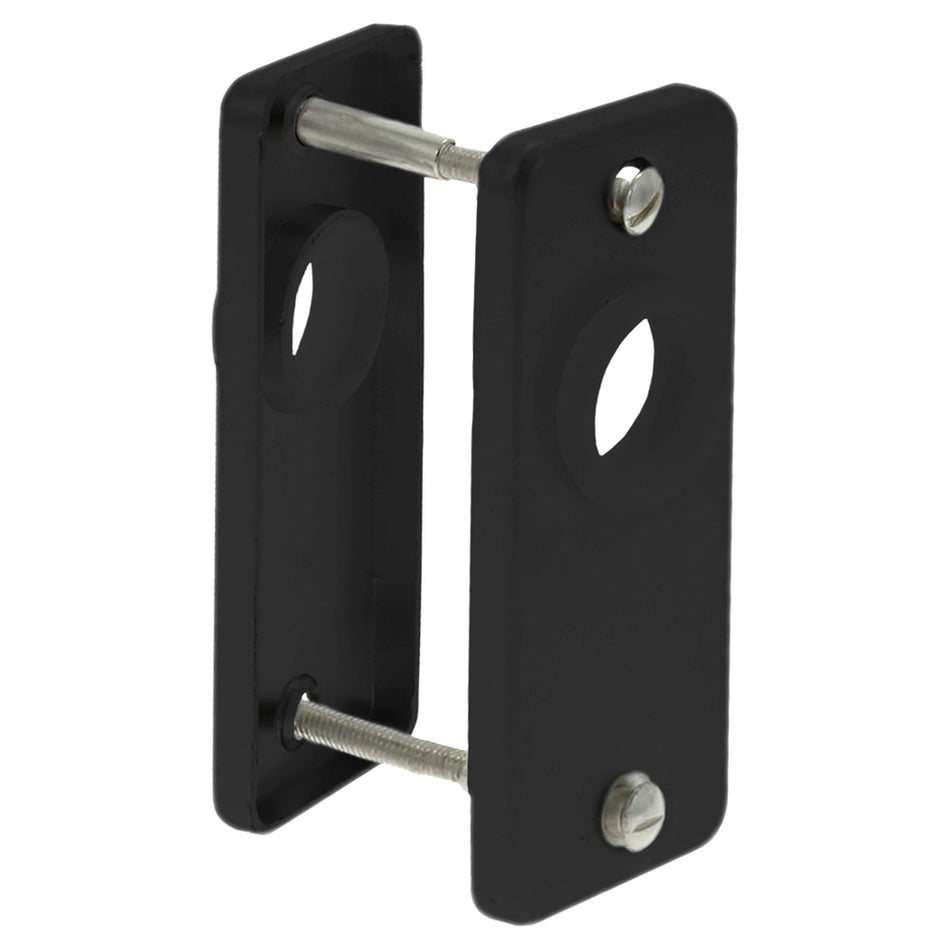 StarX Patentrozet Krukgat Aluminium Zwart 90x41mm 2stuks-759254