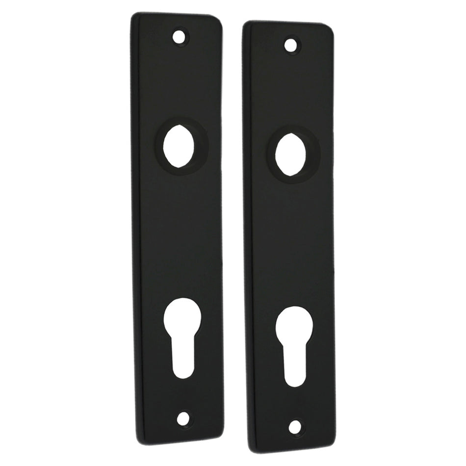 StarX Kortschild PC72 Aluminium Zwart 2stuks-759258