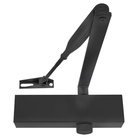 StarX Deurdranger 60-85kg Aluminium Mat Zwart-759271
