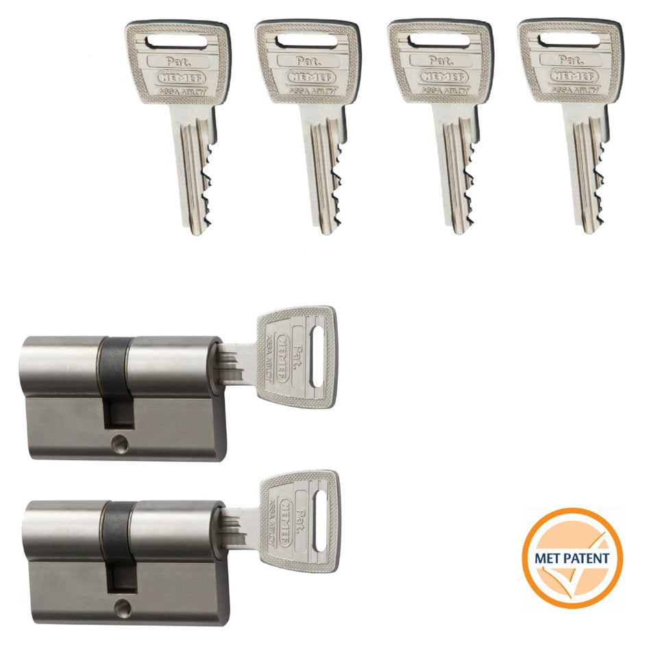 Nemef Veiligheidscilinder 132/9P Patent 30/30 SKG3 2st-759390