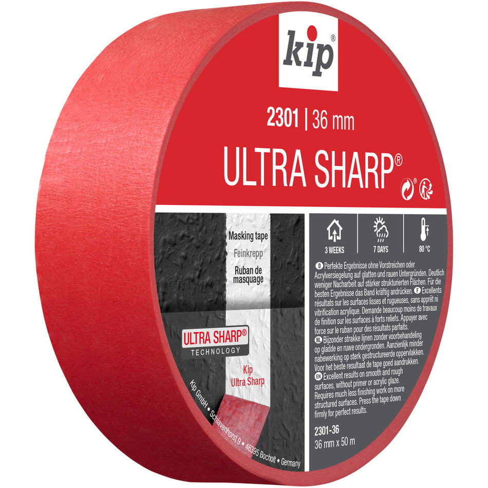 Kip 2301 Ultra Sharp Rood 36mm x 50m-759437