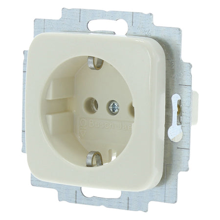 Busch-Jaeger Contactdoos Reflex Inbouw 1-Voudig Polarwit Randaarde-759550