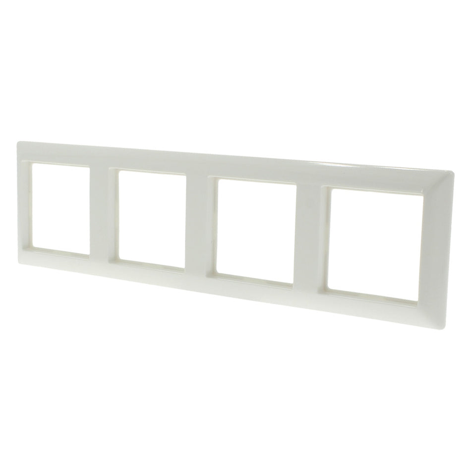 Jung Afdekraam AS500 Inbouw 4-Voudig Polarwit-759586