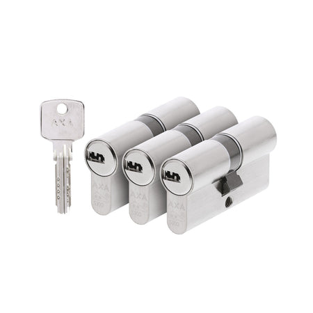 AXA Dubbele Veiligheidscilinder Comfort Security 30-30mm SKG2 3st-759679