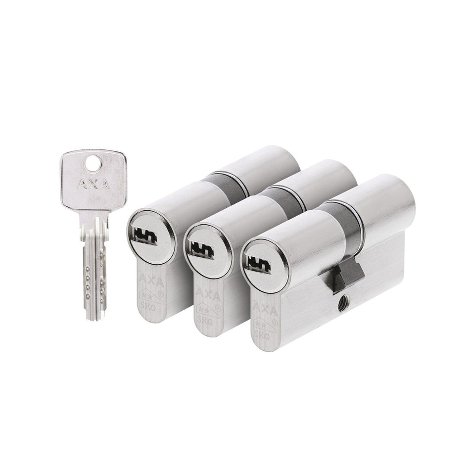 AXA Dubbele Veiligheidscilinder Comfort Security 30-30mm SKG2 3st-759679
