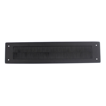 Tochtwering Rechthoek 340x76mm RVS/Zwart-759685