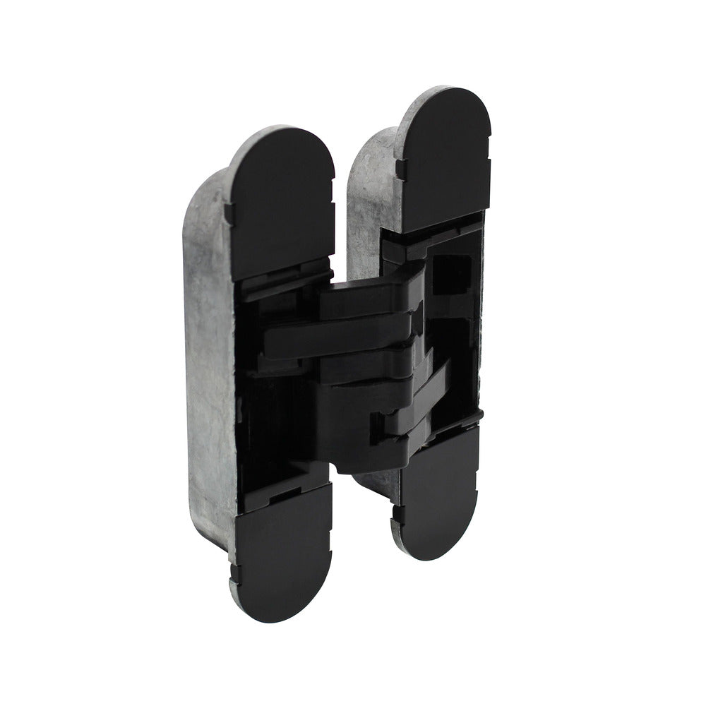Intersteel Scharnier Zamac 130x30 3D Verstelbaar Binnenwerk  Zwart - Zwarte Afdekkappen-759691