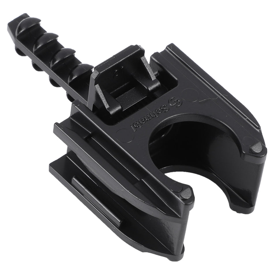 Buisclip Euro Zwart 16mm 50st-759739