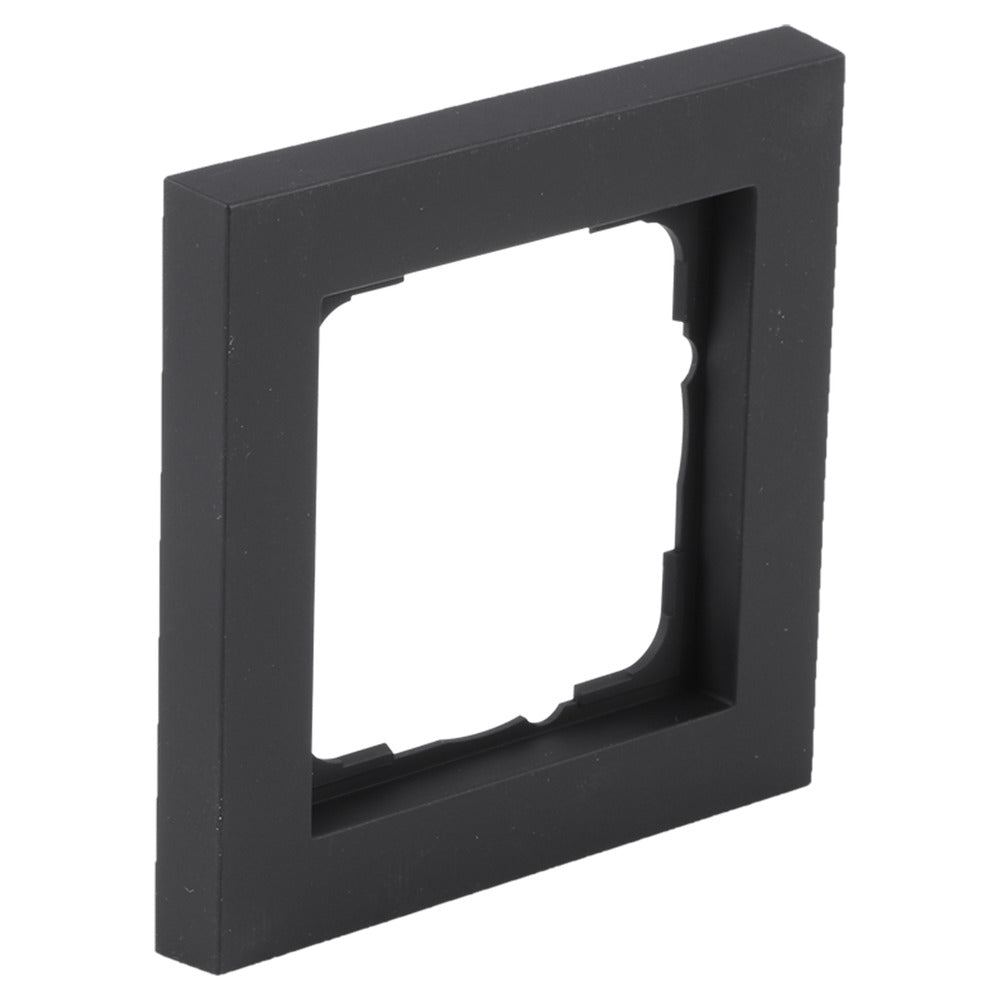 Gira Afdekraam E2 Inbouw 1-Voudig Zwart Verticaal/Horizontaal-759815