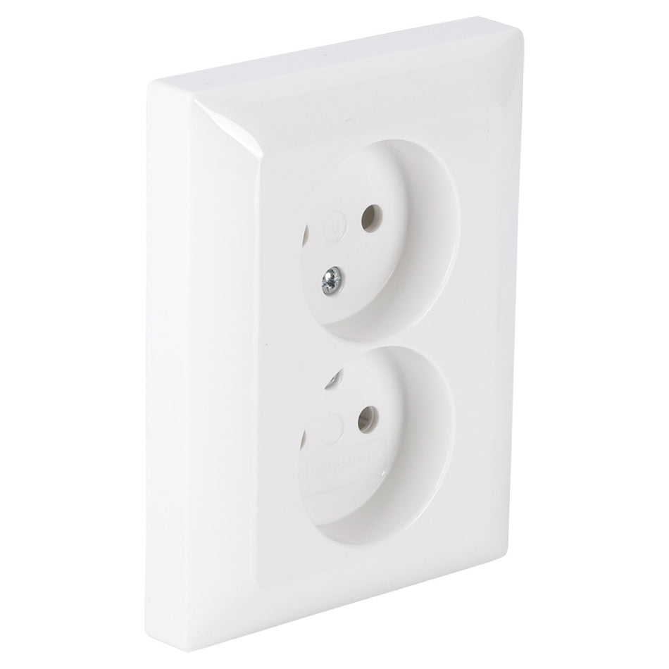 Busch-Jaeger Contactdoos Balance Inbouw 2-Voudig Polarwit-759837