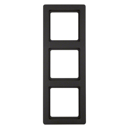 Berker Afdekraam Q1 Inbouw 3-Voudig Antraciet-759963